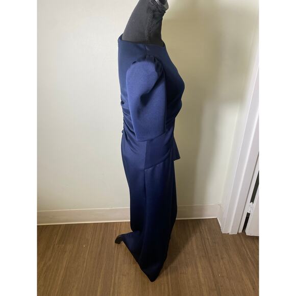 Xscape Navy Blue Formal Dress - Picture 2 of 6